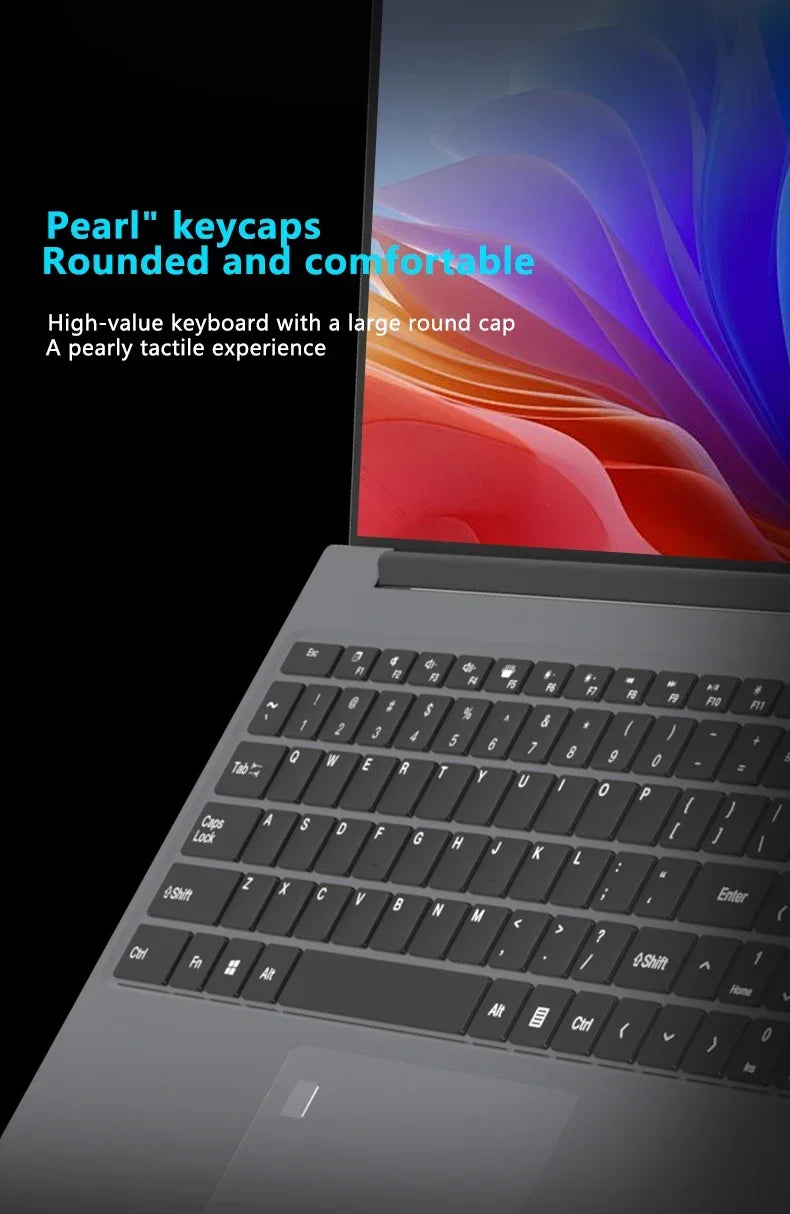 15,6 pouces Intel Core I7 6500U Ordinateur portable Windows 11 Pro 16 Go DDR4 512 Go 1 To SSD Portable PC Gamer Ordinateurs portables de jeu